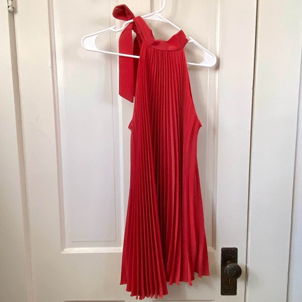 Coco Love Asymmetrical Accordion Pleated Dress
